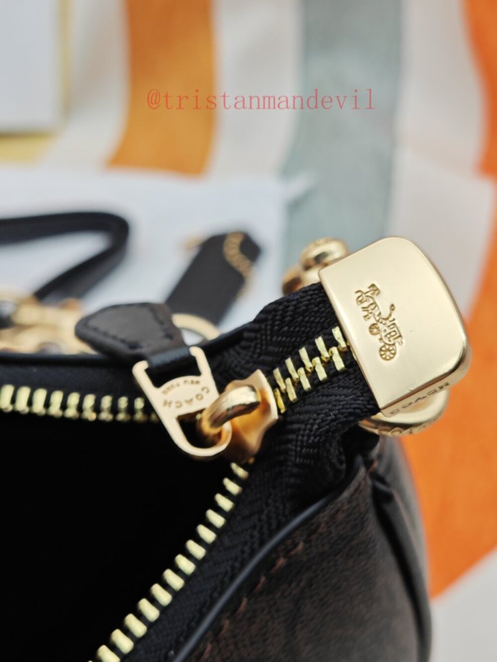 coach Teri Shoulder Bag In Signature Canvas black - Picture 11 of 13